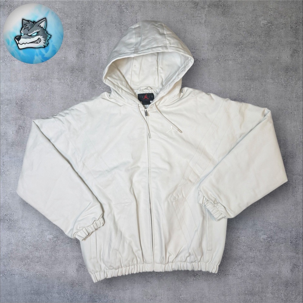 Jordan Flight Draft Jacket Orewood Brown Hooded Insulated Men's M HV1848-104